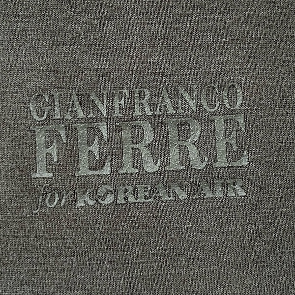 Gianfranco Ferre for KoreanAir Night Shirt Button Front Mandarin Collar XXL - Picture 11 of 14